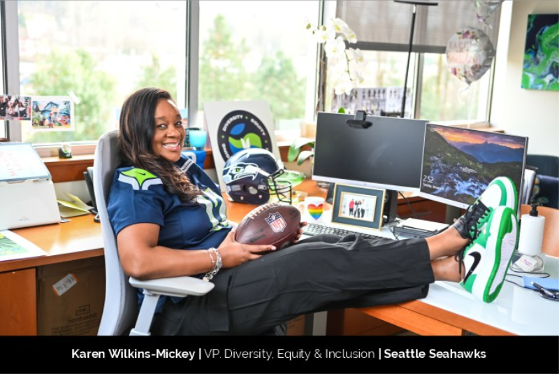 Seattle Seahawks Celebrate NFL's Inspire Change Social Justice Initiative